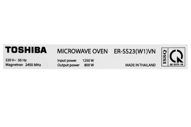 Đĩa lò vi sóng TOSHIBA ER-SS23(W1)VN