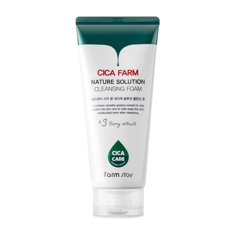 Sữa rửa mặt tạo bọt Cica Farm 180ml chiết xuất tự nhiên giúp chăm sóc da