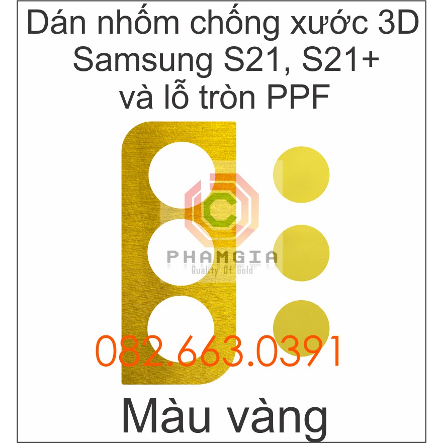 Dán nhôm chống xước camera Samsung S21 / S21+ (s21 plus)