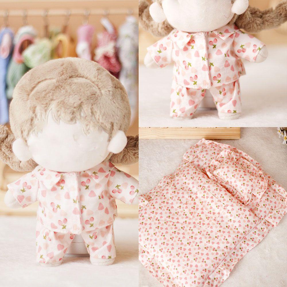 1 Bộ Quần Áo Búp Bê Thần Tượng 20cm Bằng Vải Cotton 2 Kiểu Dễ Thương