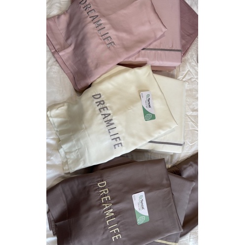 Bộ chăn ga tencel 100s “See you in my dream” mềm mại mát lạnh dòng chăn ga cao cấp