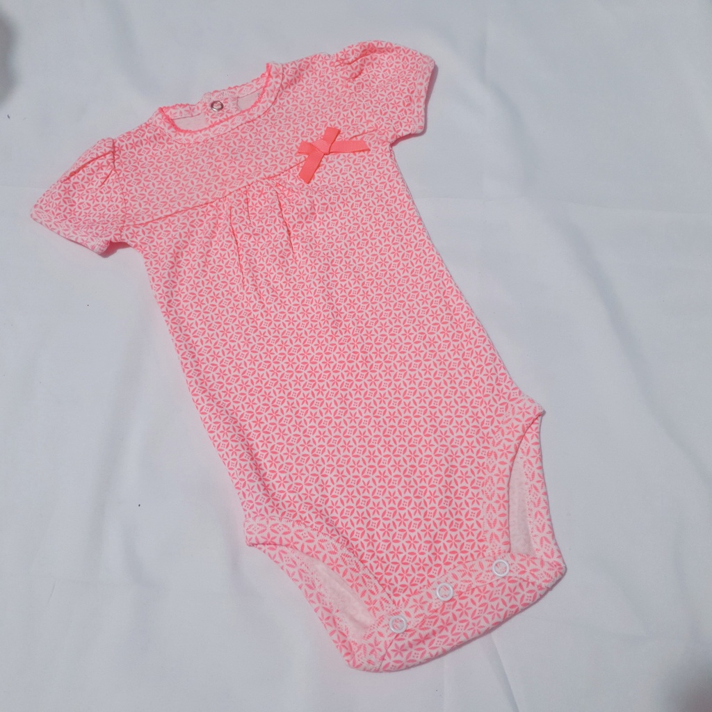 [ Chọn mẫu] Body chip cộc tay bé gái hàng TQXK size 3-12m