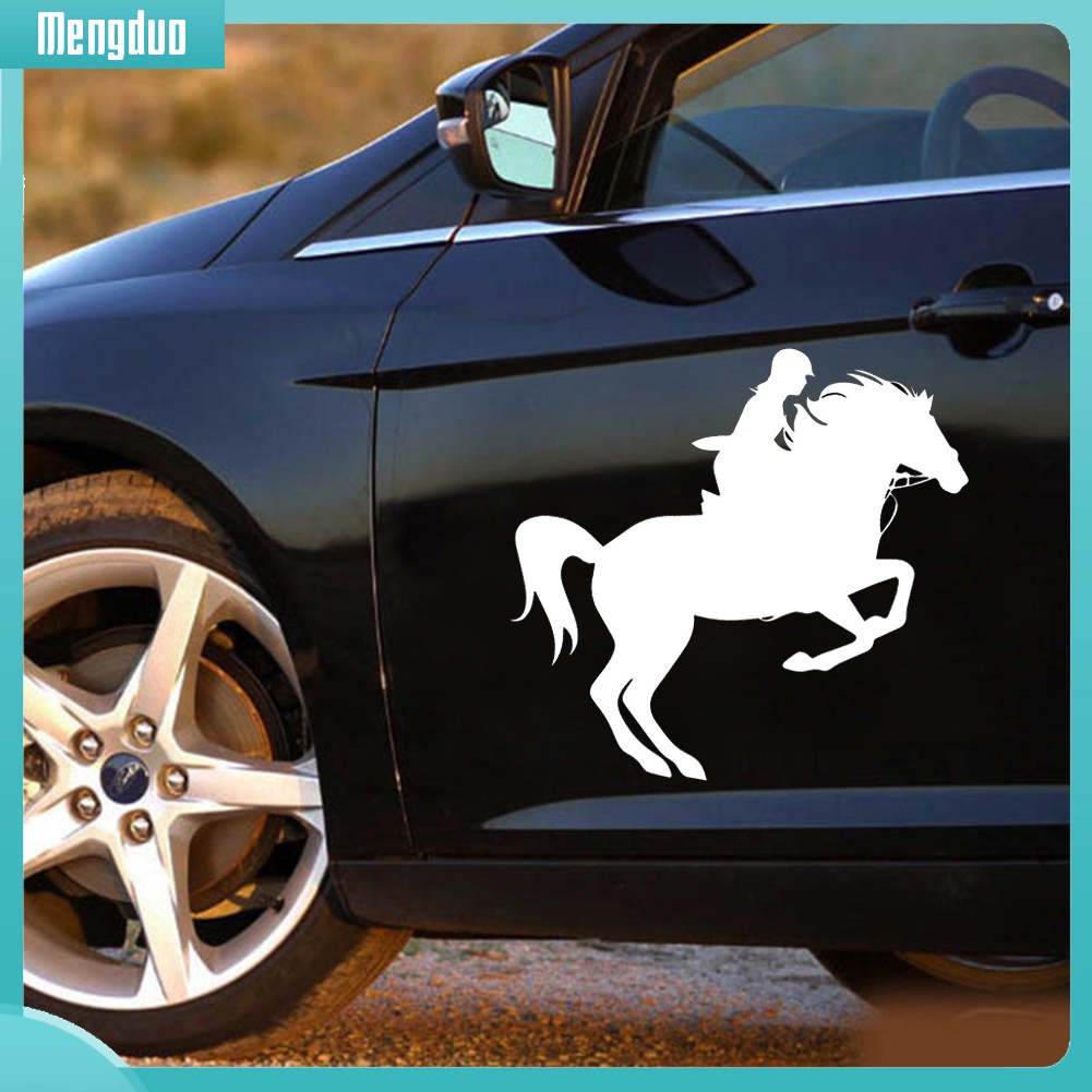 Decal hình ngựa dán trang trí xe hơi sáng tạo