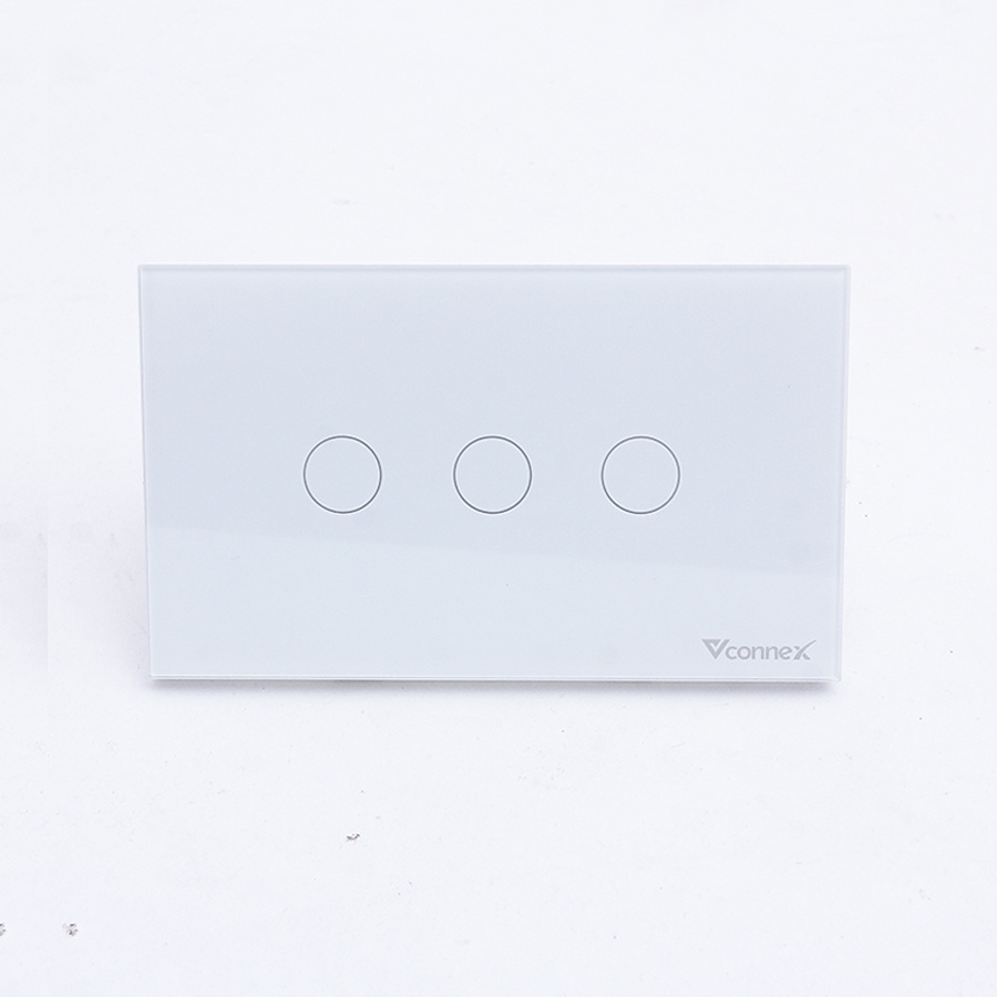 Công tắc thông minh Vconnex, Kết nối Wifi và Bluetooth, Điều khiển từ xa, Hẹn giờ bật tắt, Bảo hành 2 năm