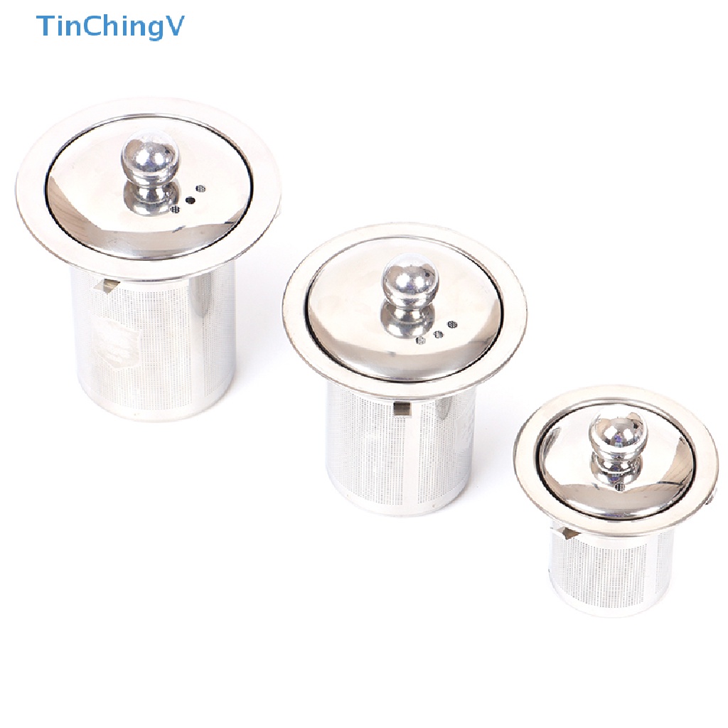 Dụng Cụ Lọc Trà Bằng Thép Không Gỉ Có Thể Tái Sử Dụng