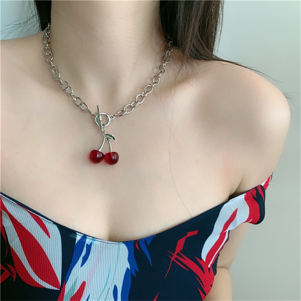 Vòng Cổ Choker Bằng Kim Loại Màu Sắc Ngọt Ngào Phong Cách Gothic Punk Cho Nữ