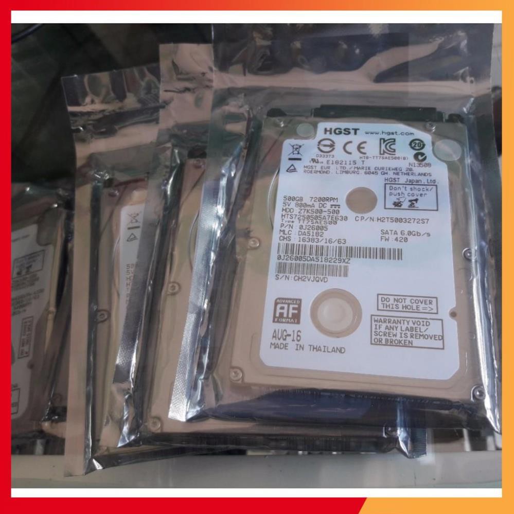 💖💖 [Freeship toàn quốc từ 50k] Ổ cứng HDD laptop HGST 500GB 5400/7200 rpm mới BH 24 tháng