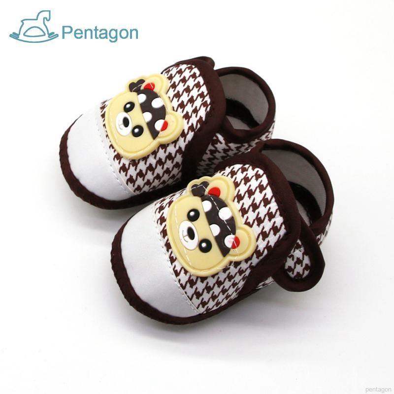 Giày vải đế mềm chống trượt đáng yêu thoải mái dành cho em bé