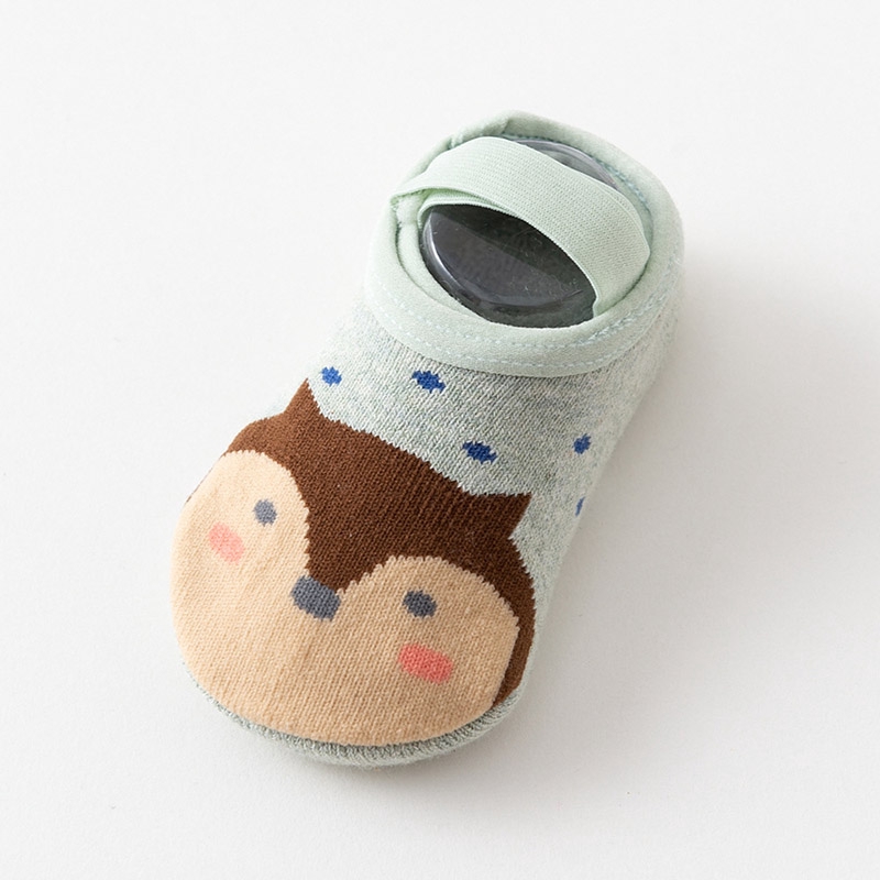 Vớ cotton dày chống trượt giữ ấm cho bé