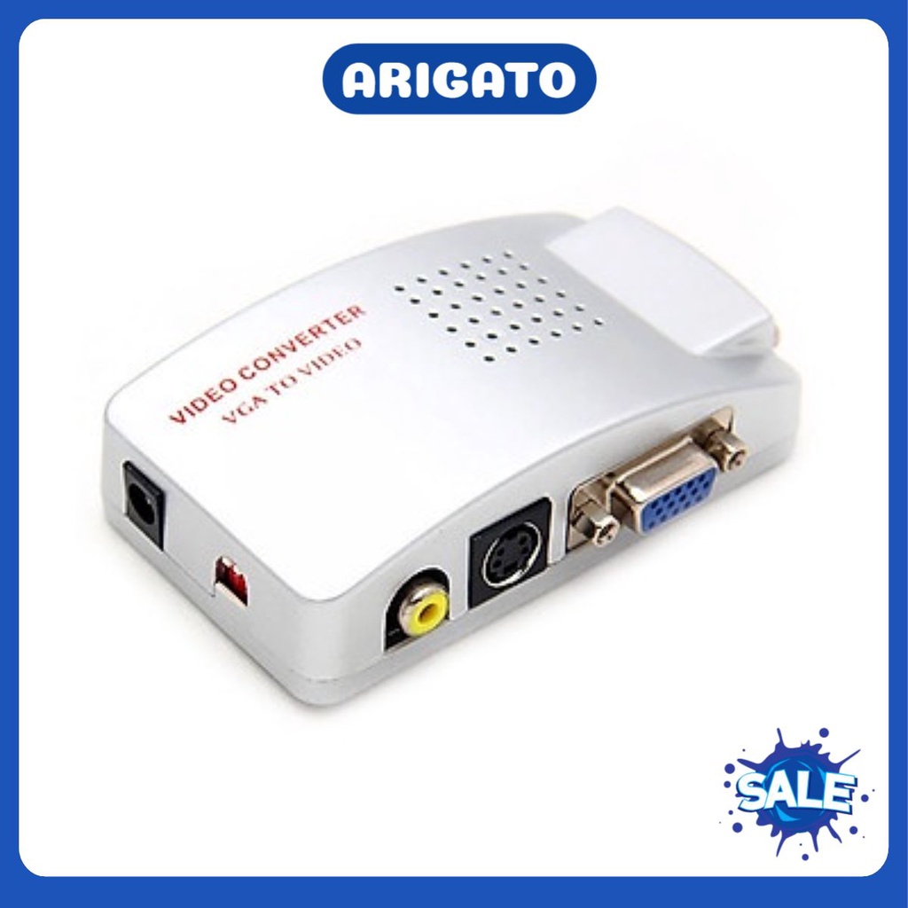 Bộ chuyển đổi bộ chia VGA sang AV - AV sang VGA - HDMI sang AV - VGA sang HDMI Sắt BH 6 tháng ARIGATO