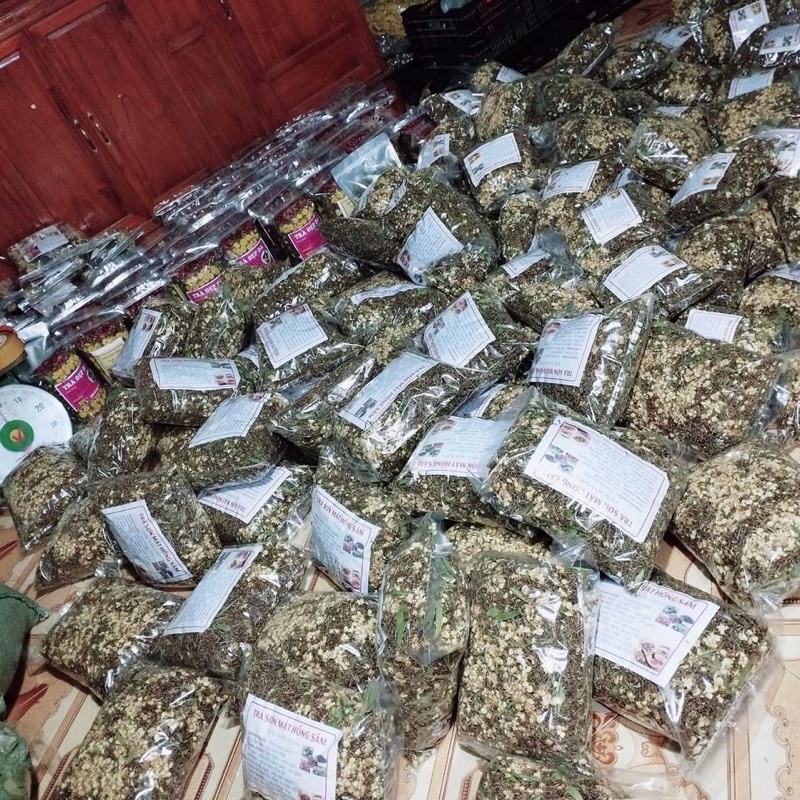 Combo 1 kg Trà sơn mật hồng sâm ngọt thơm mát