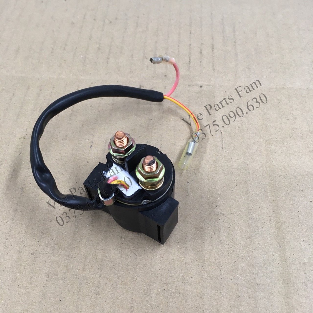 Rơ le đề tròn xe máy cóc đề Dream Wave