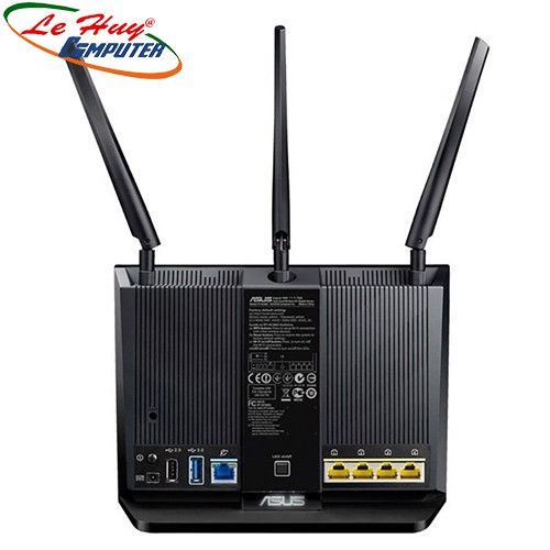 Router Wifi Mesh Asus RT-AC68U (2 Pack) Băng Tần Kép AC1900 - Hàng Chính Hãng