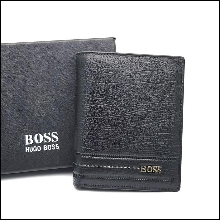 Ví Da Nam Nhập Khẩu - Boss Ror-05 Màu Đen