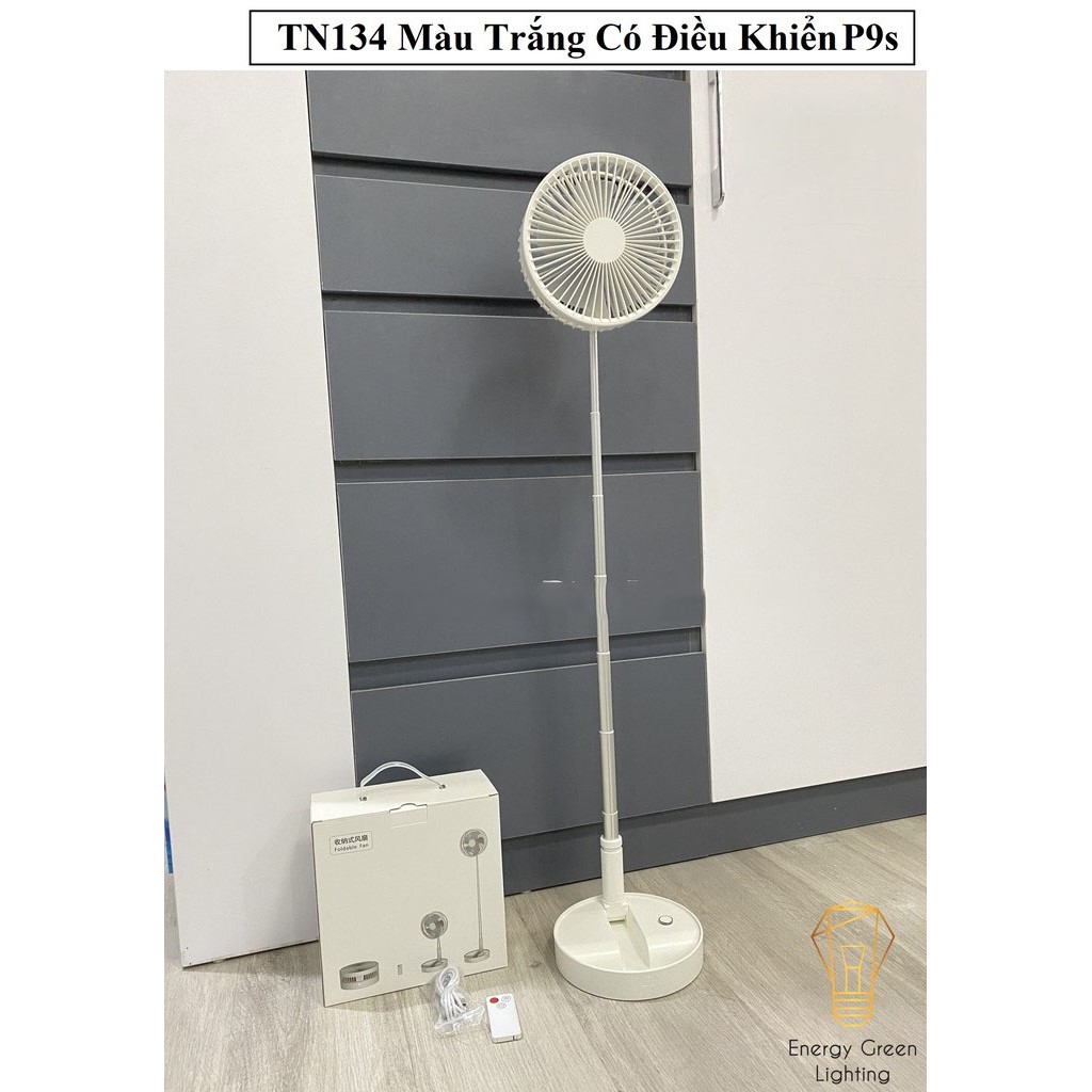 Quạt tích điện để bàn TN134 loại 5 cánh loại Hịn nhất tặng điều khiển siêu nhỏ gọn dễ dang mang đi | BigBuy360 - bigbuy360.vn