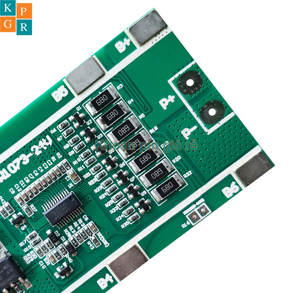 Mạch 7S 40A 24V bảo vệ pin Li-ion 3.7V