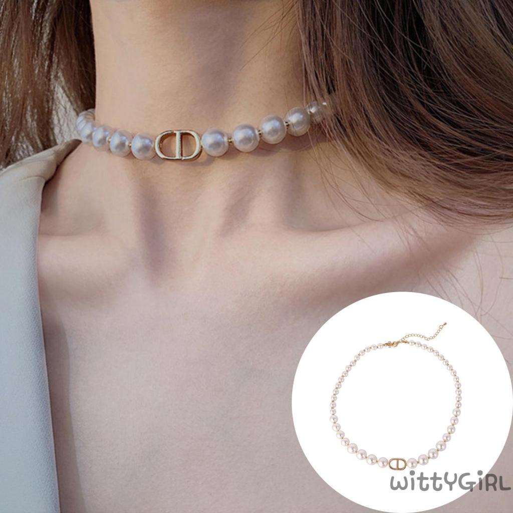 Vòng cổ xỏ hạt tròn thời trang dành cho nữ