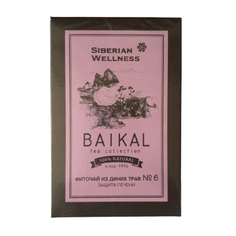 [Trà gan mật N6] Trà thảo mộc Siberian Baikal tea collection Herbal tea N6 - 30 Gói - Date T12/2022 | BigBuy360 - bigbuy360.vn