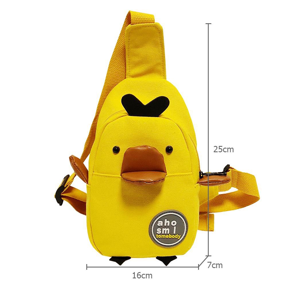 Túi đeo chéo trước ngực vải canvas in hình hoạt hình dễ thương cho nữ | BigBuy360 - bigbuy360.vn