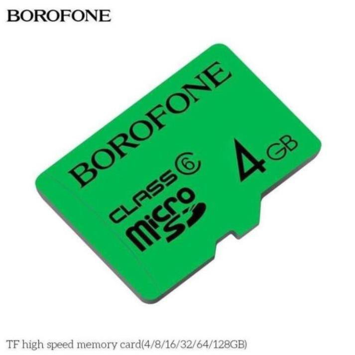 Thẻ Nhớ Micro SDXC Card Borofone Class 10 Chính Hãng - Đầy Đủ Dung lượng (4G/8G/16G/32G/64G)
