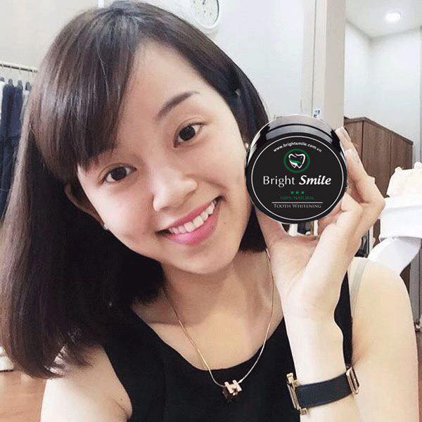 Bột trắng răng Bright Smile 30g Hàn Quốc