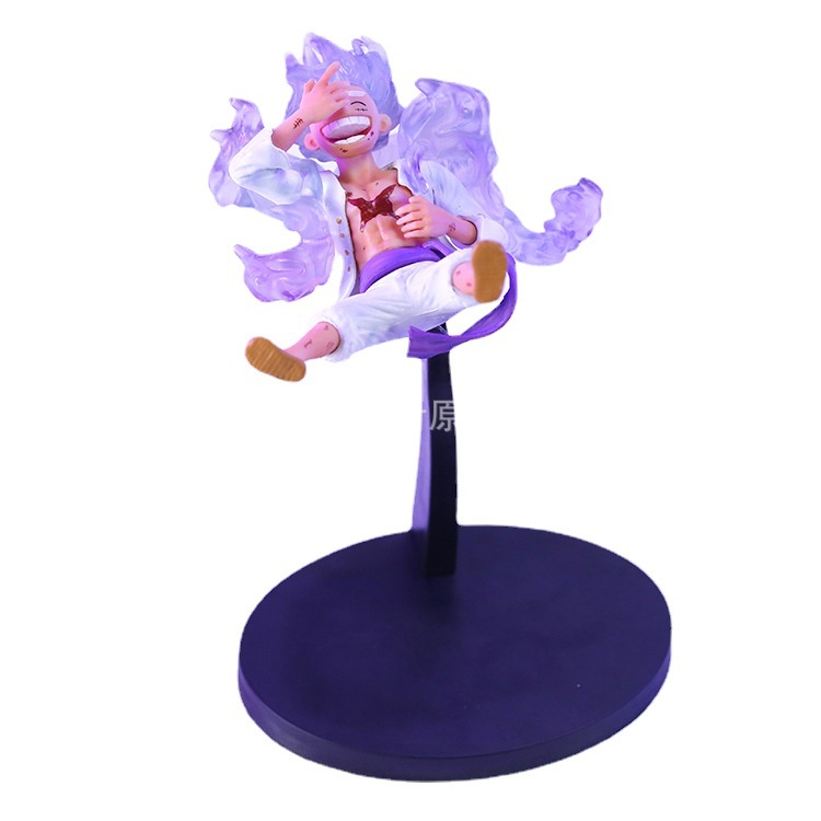 Mô Hình Luffy Gear 5 Cười Chibi 16cm