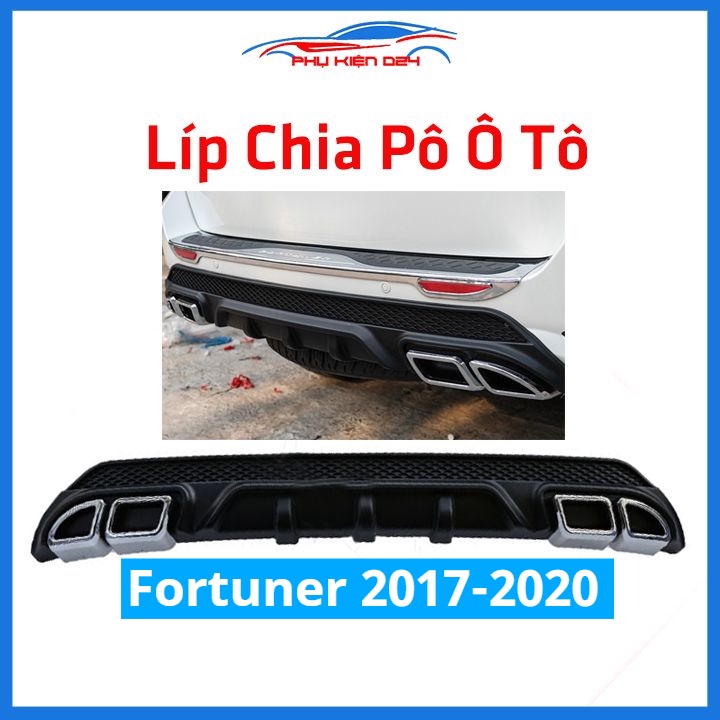 Lippo, líp chia pô ô tô Fortuner 2017-2018-2019-2020 chuẩn form xe thể thao