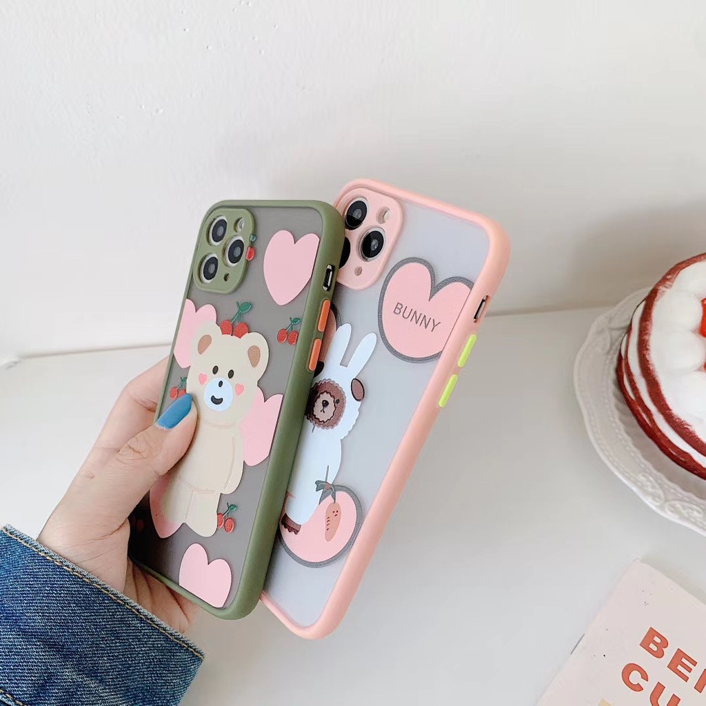 Ốp Điện Thoại Mềm Họa Tiết Gấu Anh Đào 3d Cho Iphone 11 Pro Promax X Xs Xr Xsmax 6 6s 7 8 Plus | BigBuy360 - bigbuy360.vn