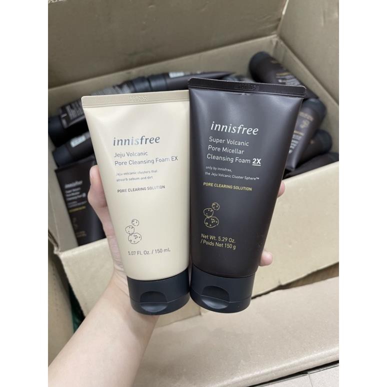 Sữa rửa mặt tro núi lửa Innisfree Jeju Volcanic Pore Cleansing Foam EX
