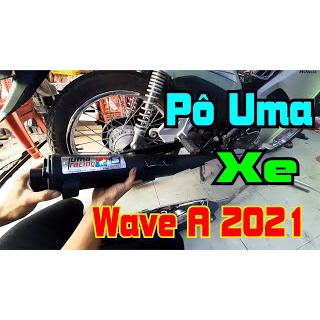 Pô Uma Gắn Wave 110 Đời Mới, Blade110, Wave S-RS-RSX Tặng Kèm Ốp Spark