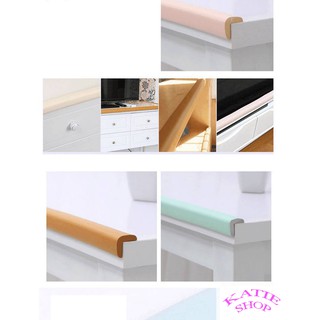 Xốp cao su mềm chữ V 2m bịt Góc bàn, góc tủ, giường, cạnh tường bảo vệ an toàn cho bé_Giao màu ngẫu nhiên