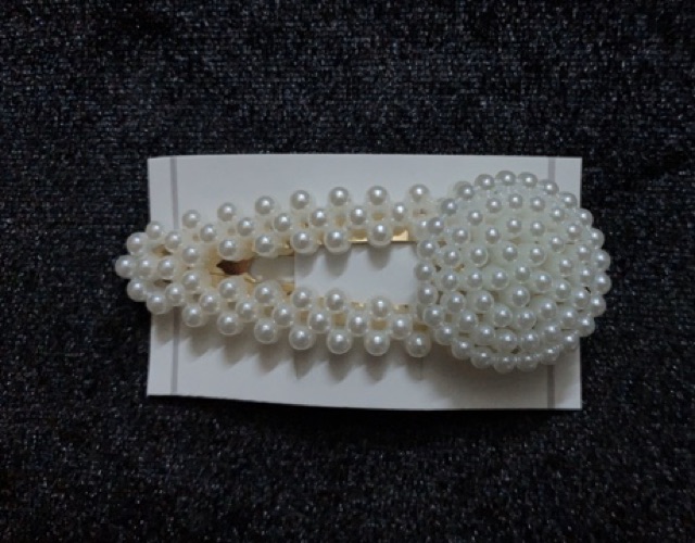 Kẹp tóc đính ngọc trai nhân tạo style Hàn.