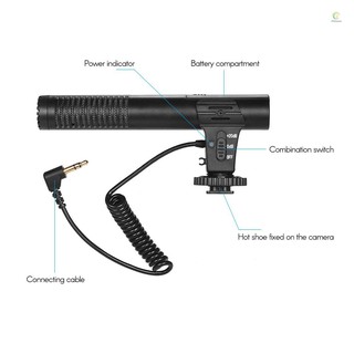 Micro Thu Âm Mini Cho Máy Ảnh Panasonic Dslr