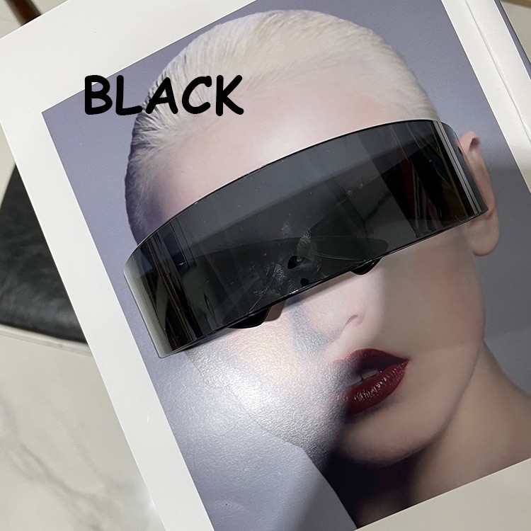 Kính mát thời trang hình chữ nhật kiểu công nghệ tương lai