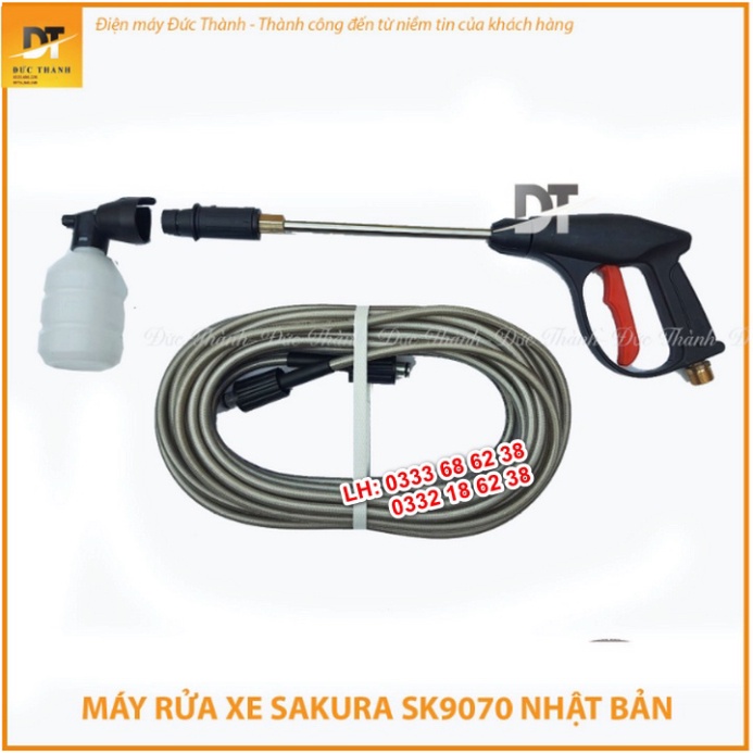 Siêu hot Máy rửa xe SAKURA japan. Công suất 3000W.