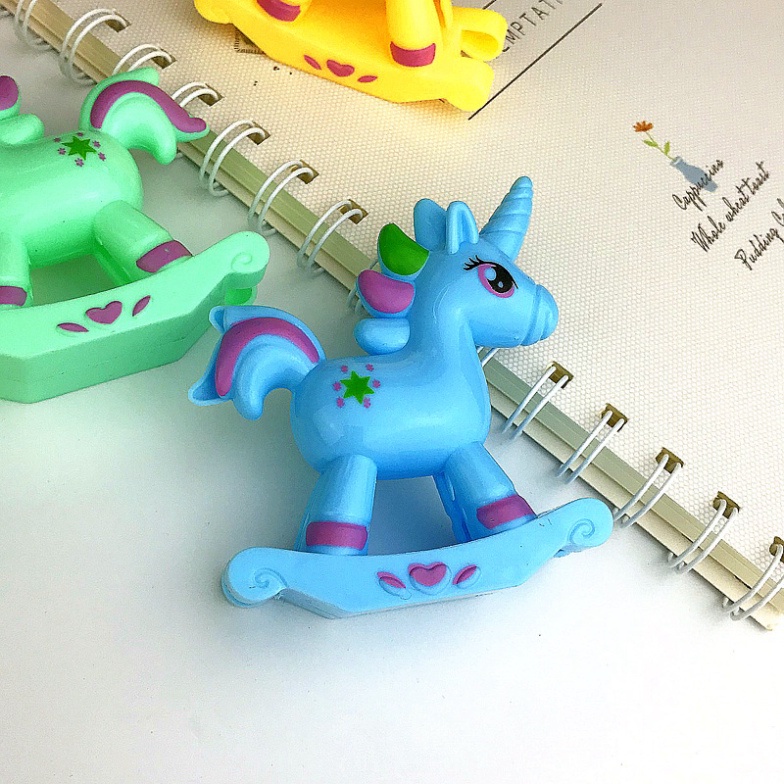 phụ kiện trang trí bánh kem [FREESHIP❤️] ngựa uni bập bênh