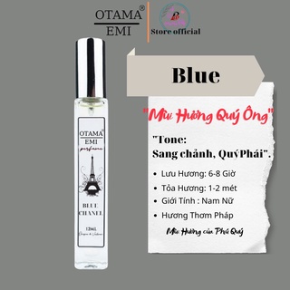 Nước hoa blue nam 12ml dạng xịt, nuoc hoa hương pháp a thơm dai, sang trọng, cuốn hut, otama emi