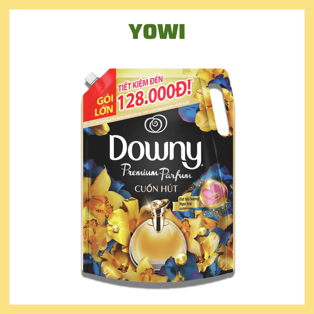 Nước Xả Vải Downy Hương Huyền Bí/ Hương Đam Mê/ Hương Nước Hoa Thơm Mát Dài Lâu Túi 1,35L - 2,2L - 3,5L