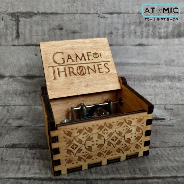 Hộp Nhạc Phim Game Of Thrones - Hộp Nhạc Gỗ Cơ Quay Tay Mini & Cổ Điển