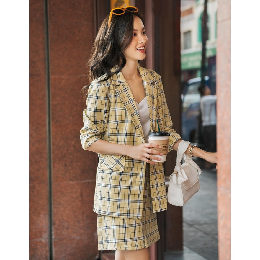 vest nữ MINA blazer nữ thiết kế trẻ trung năng động (Áo vest)