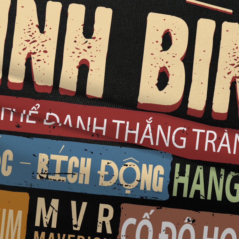 Áo thun Ninh Bình 64 tỉnh thành Unisex phông du lịch ẩm thực Ninh Binh ao cặp gia đình fact under localbrand MVR BB4138