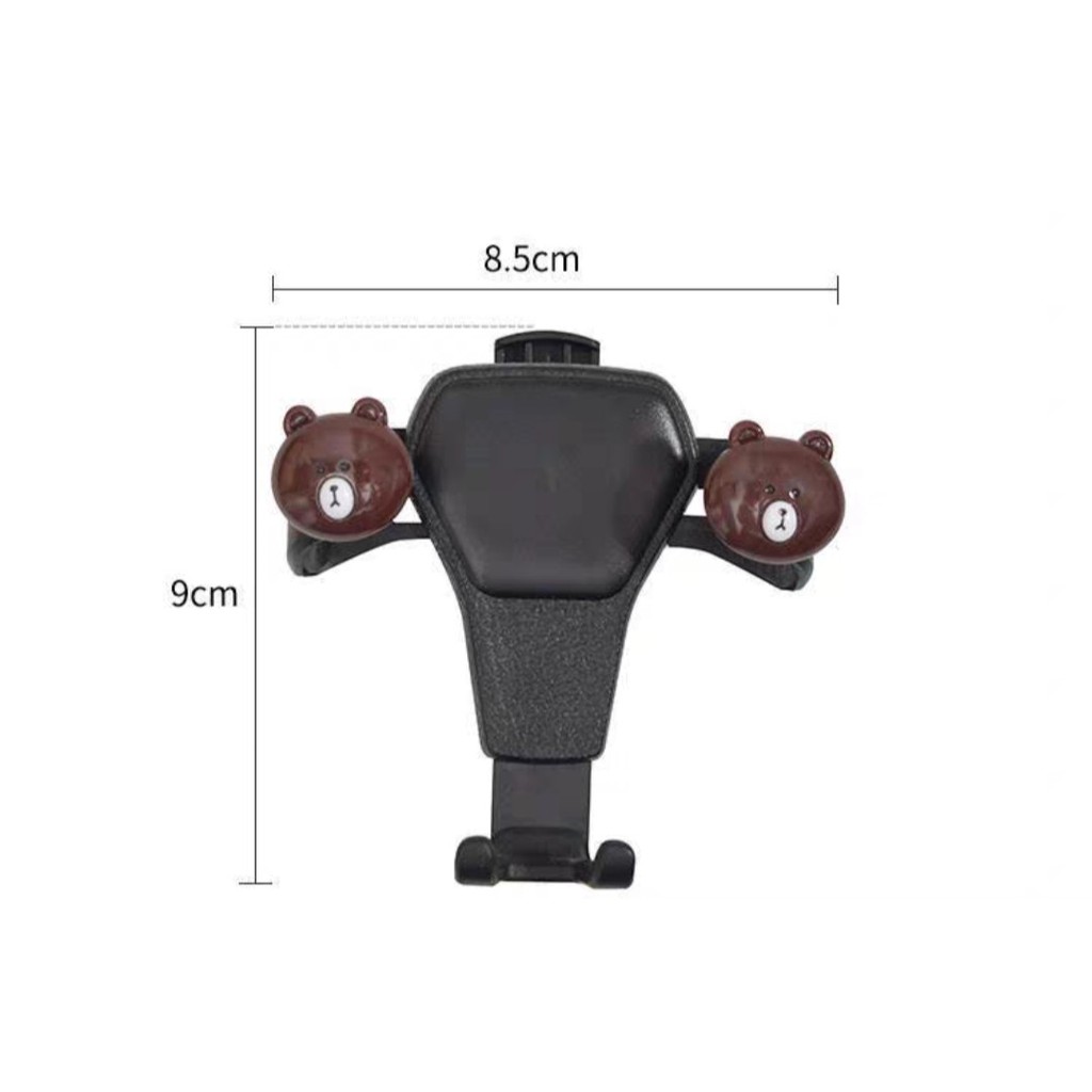 Giá đỡ điện thoại kẹp cửa gió điều hòa ô tô, Kẹp điện thoại để xe hơi | BigBuy360 - bigbuy360.vn