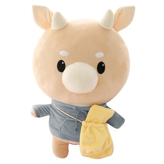 BÒ CHĂM CHỈ < THƯ KÍ KIM > SIZE 80CM -1M2 ( THÚ NHỒI BÔNG )