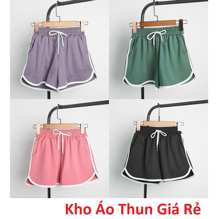 Quần short cotton xọc viền siêu xinh - có ảnh thật, bảo hành đổi trả hàng trong 7 ngày