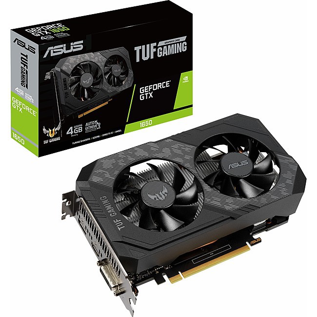 VGA Asus GTX 1650 4G GDDR6 TUF Gaming (TUF-GTX1650-4GD6-P-GAMING)