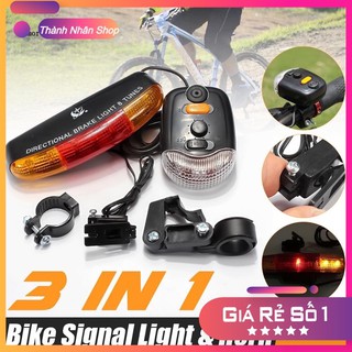Bộ đèn xi nhan LED XC-408 và còi dành cho xe đạp