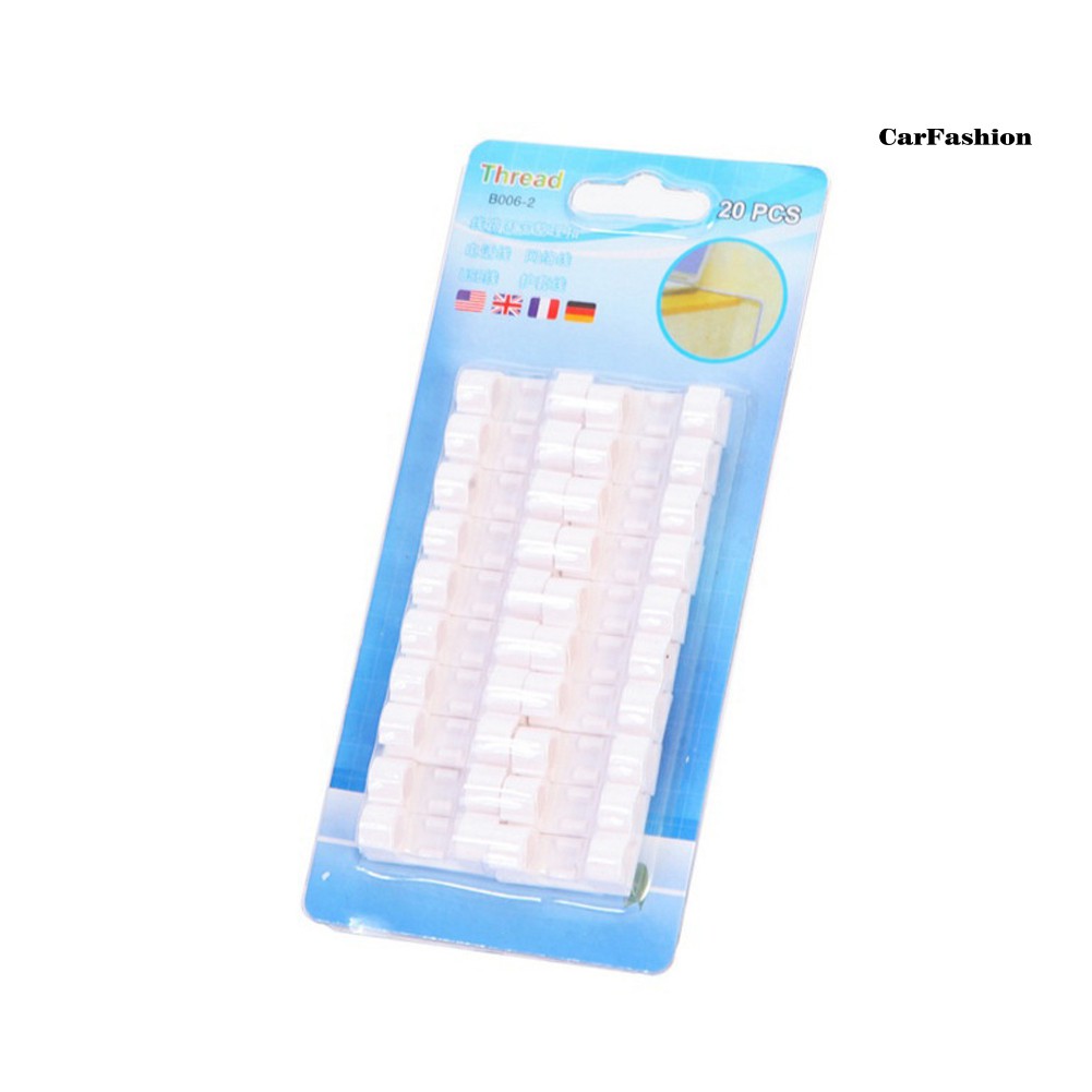 Set 20 Kẹp Cố Định Dây Cáp Tiện Dụng