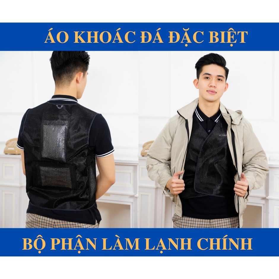 Áo Khoác Đá Kèm 4 Túi Đá Khô Hãng JW Nhật Bản