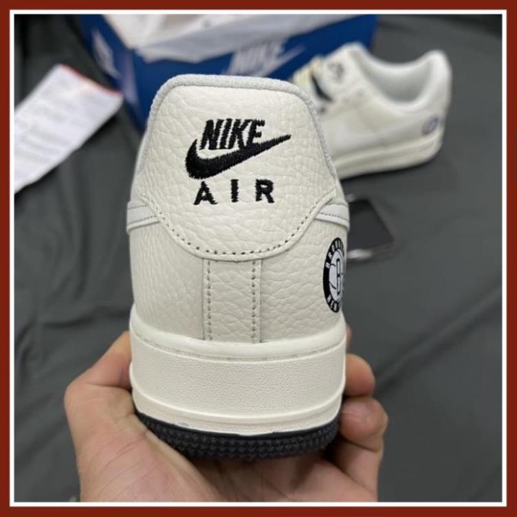 [FreeShip+ Hàng Xịn] GIÀY AF1 BROOKLYN CREAM SIÊU CẤP, GIẦY AF1 TRẮNG KEM ÂM DƯƠNG DÂY HAI MẦU