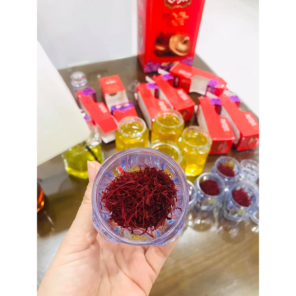 2Gram nhụy hoa nghệ tây Super negin Bahraman chính hãng-Tặng 10 túi trà mix dưỡng nhan.